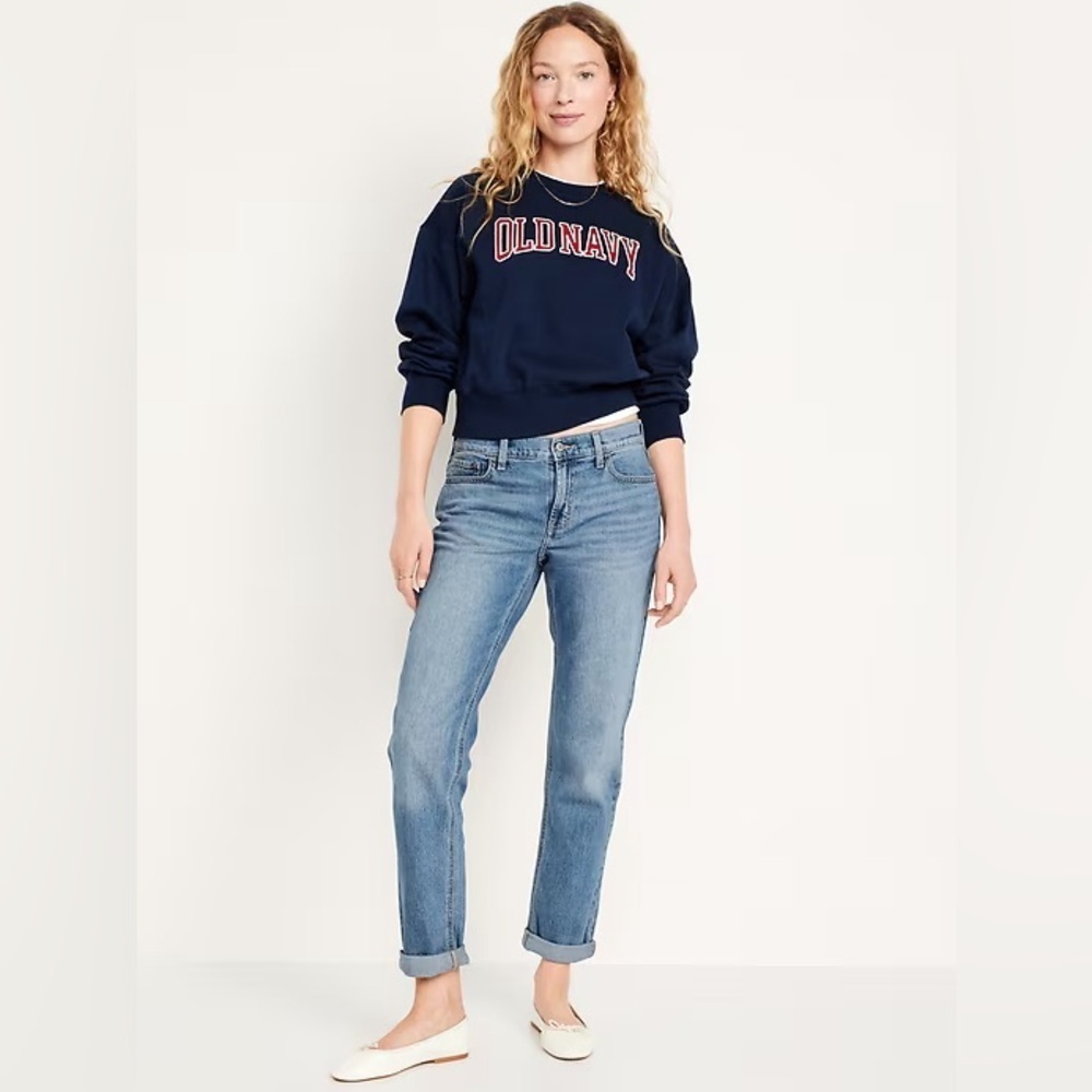NWT Old Navy Mid Rise Boyfriend Fit Jeans Plus Size 22